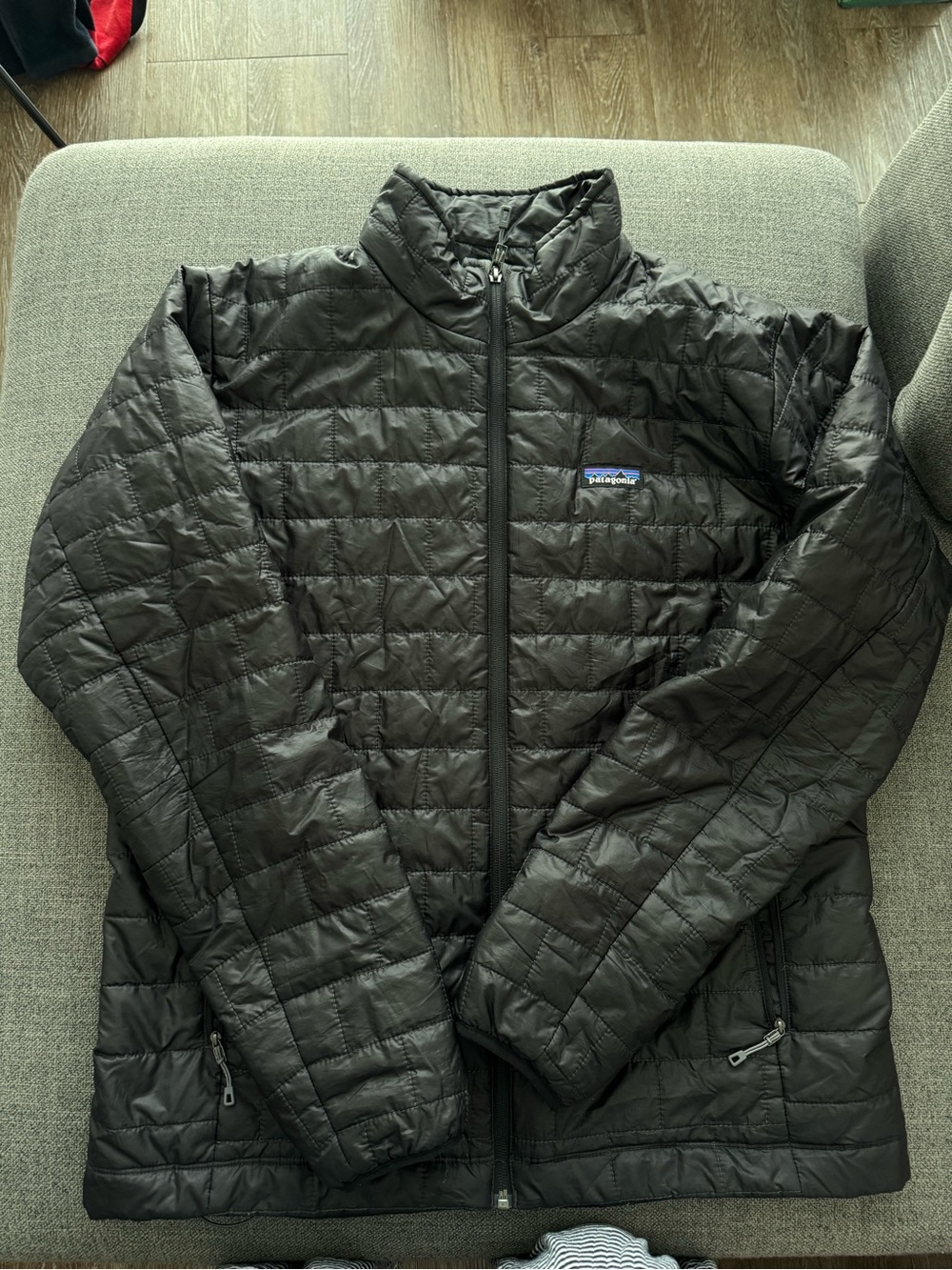 Patagonia Men's Black Quilted Puffy Jacket